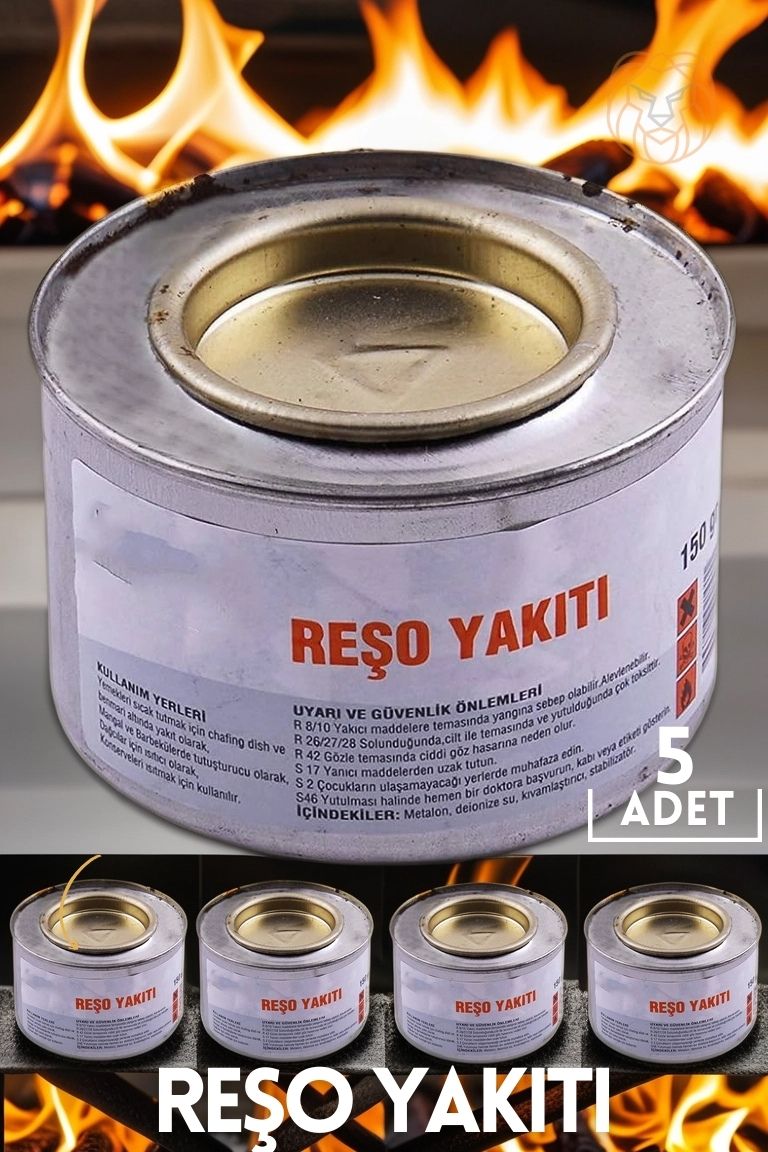 5 li Yedek Reşo Jel Yakıtı