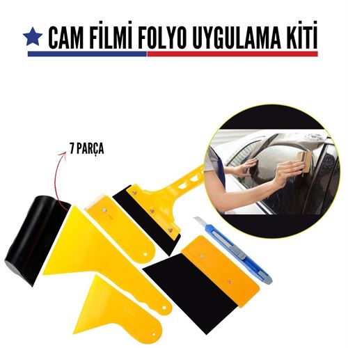 Cam Filmi ve Folyo Uygulama Aparat Seti