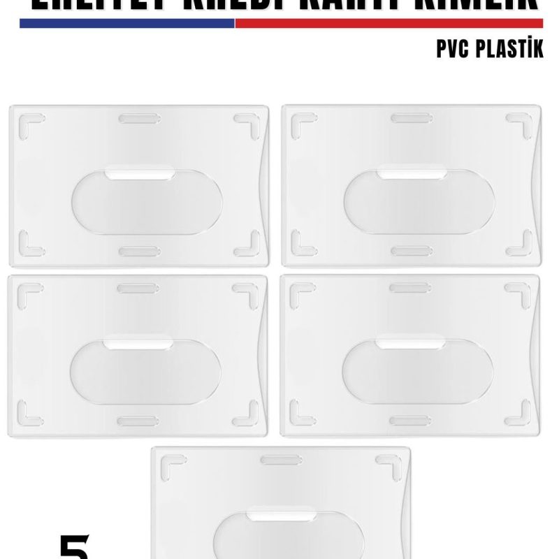 5 li Paket Ehliyet ve Kimlk Kart Koruyucu