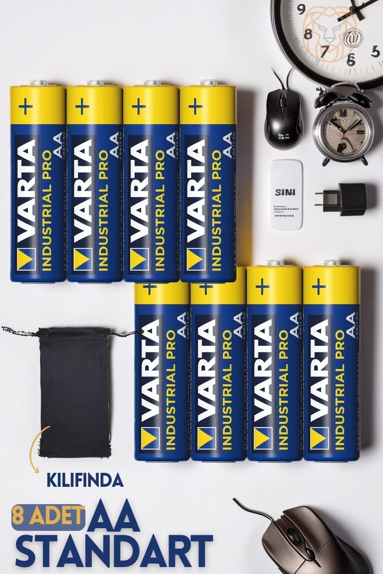 Varta AA Standart Kalem Pil Kılıfında 8 li Set