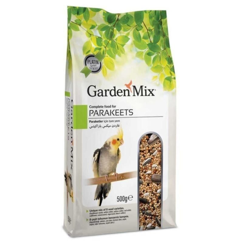 Gardenmix Garden Mix Platin Paraket Küçük Papağan Yemi 500 gr 8681085420673