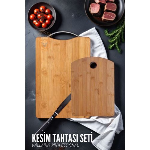 Kesme Tahtası 2 li SET Vallario Professional