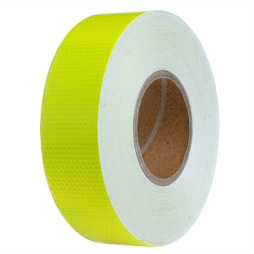 Takaz Global 5 cm X 2.5 Mt Petek Desen Yeşil Fosfor Şerit