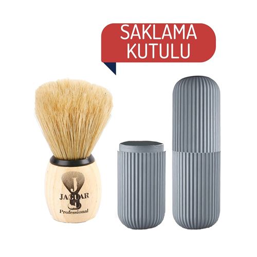 Jaguar Apollo Kutulu El Yapımı Sakal Tıraş Fırçası