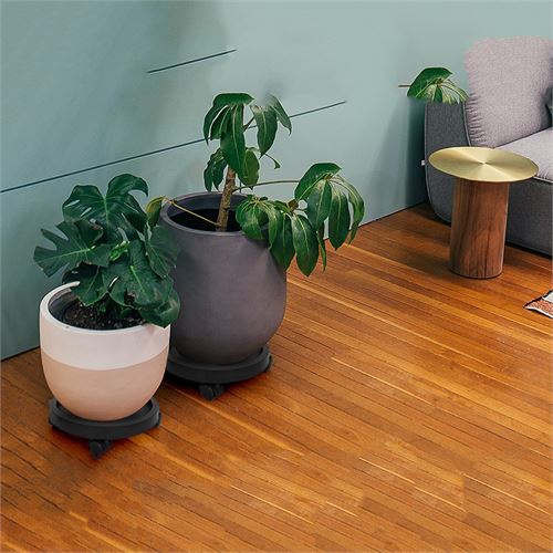 Takaz Global Coadura Saksı Taşıyıcı ve Altığı 29 Cm Tekerlekli YEŞİL