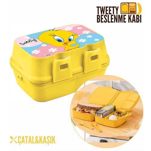 Takaz Global Tweety 4 Bölme Beslenme Kutusu