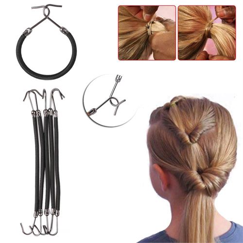 Takaz Global Viloria Kancalı At Kuyruğu Lastik Toka 10 Adet