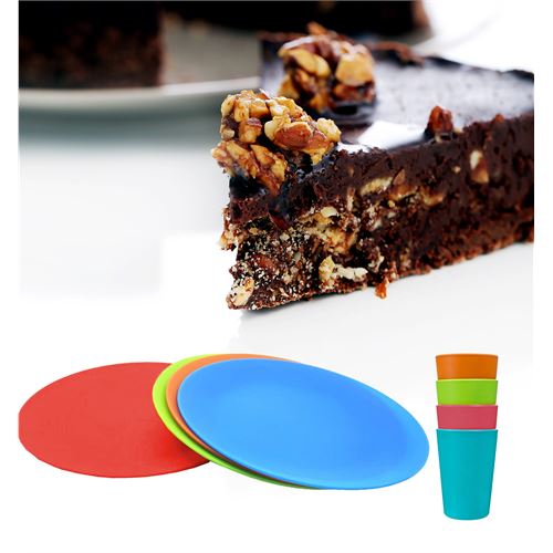 Takaz Global Lanerossi 8 li Tabak Bardak Seti