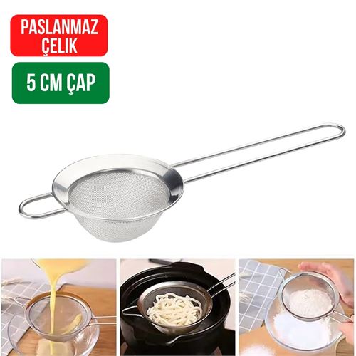 Takaz Global Andres 5 Cm Paslanmaz Çelik Süzgeç