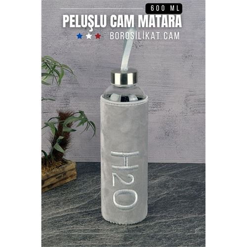 Takaz Global Missana Peluşlu Cam Matara 600 ML