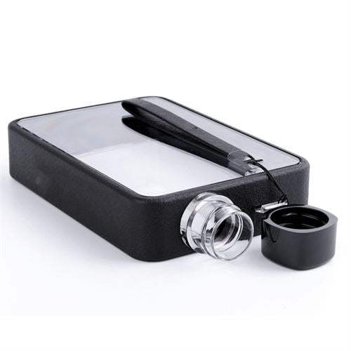 Takaz Global 380 Ml Flat Matara A5 Design SİYAH