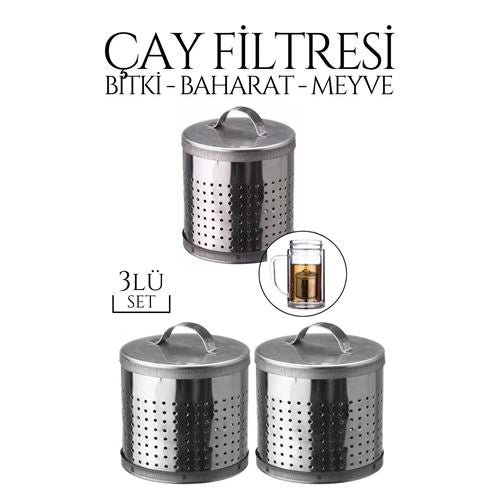 Takaz Global 3 lü Bitki Çayı Filtresi Giorgetti Design