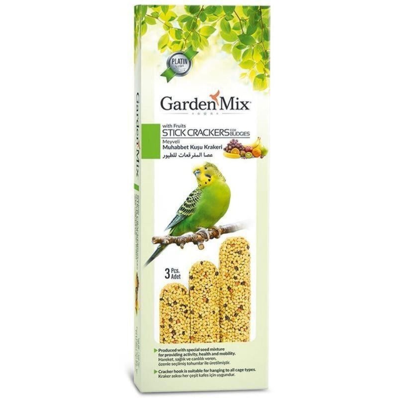 Gardenmix Garden Mix Meyveli Muhabbet Kuşu Krakeri 3 Adet 120 Gr 2023286