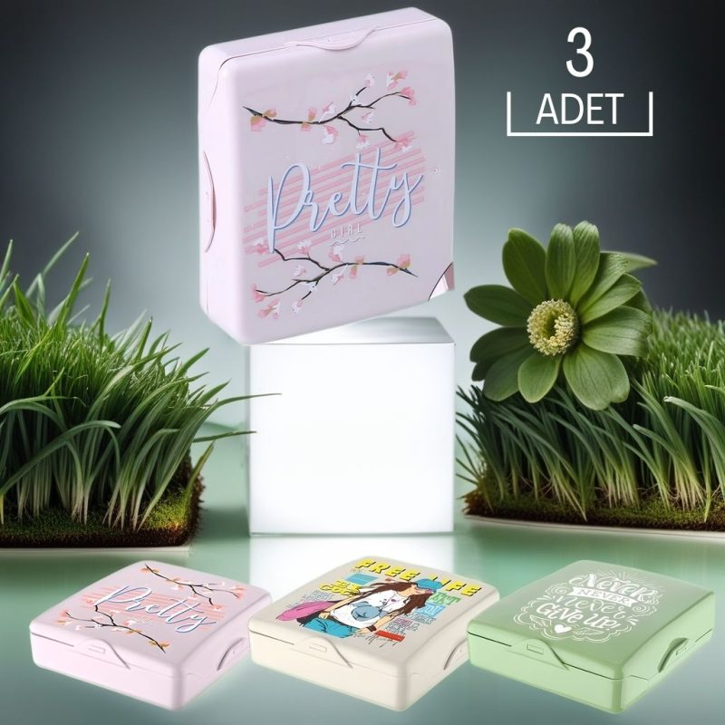 Hijyenik Ped Kutusu 3 RENK Set