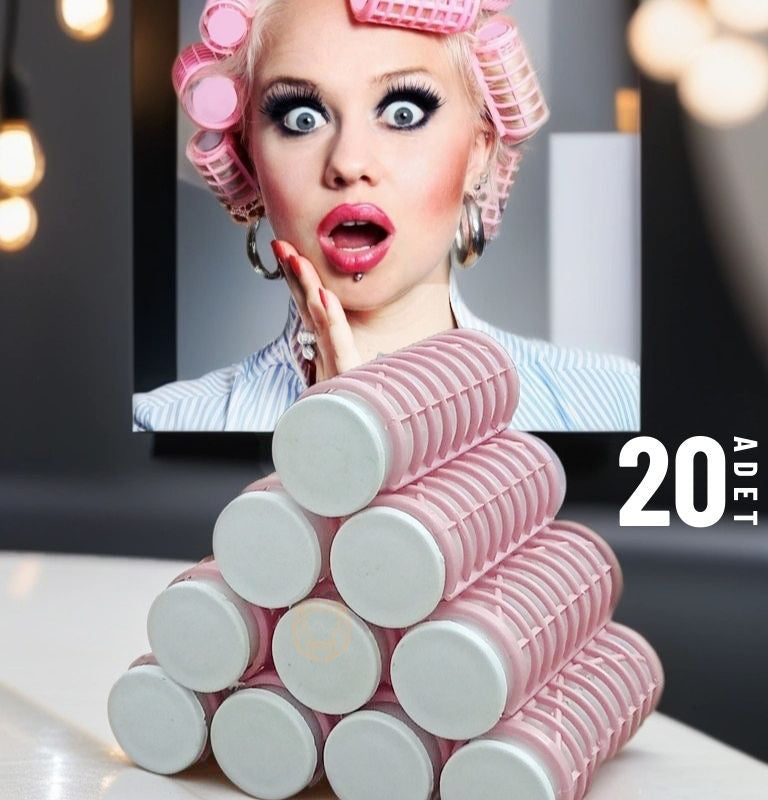 Isıtmalı Sulu Bigudi 2.5 cm 20 Adet Solingen Professional