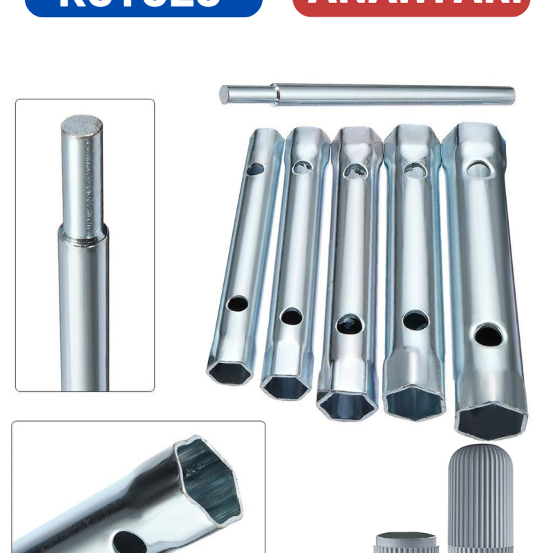 Lacrosse Torklu 5 Ebat Buji Sökme Takma Anahtarı Kutulu Set 428896