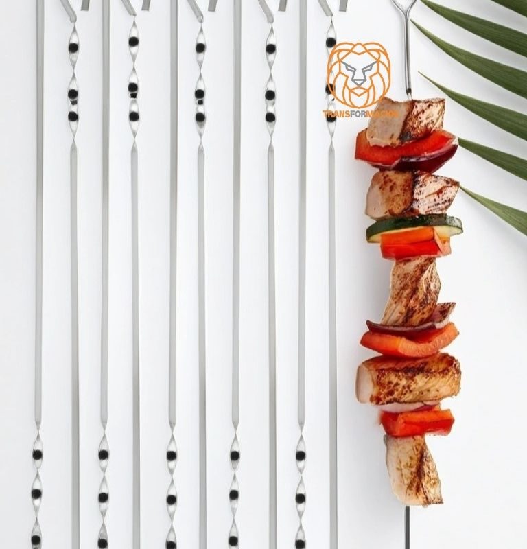 Ciğer Şiş Çubukları 48 cm 10 Adet 720290